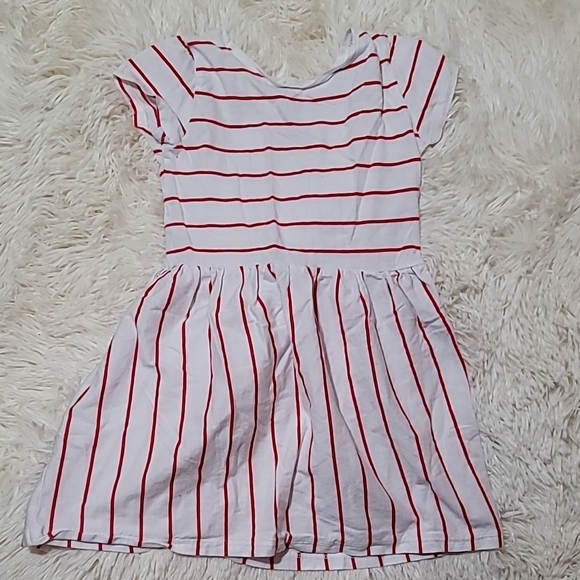 Joe Fresh, Pink Flutter Sleeve, Knee-Length Sundress, Girls Size 4 - Picture 3 of 3